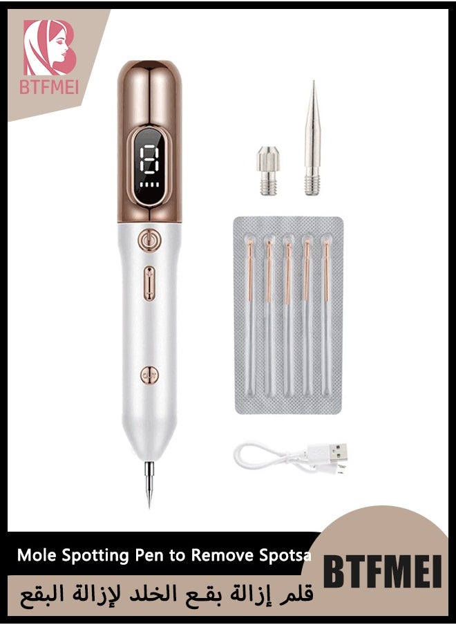 BTFMEI Mole Spotting Pen, Home Mole Removal Pen, Spotting Pen, Spot Removal Pen, Spot Sweeper, Tattoo Removal Tattoo Remover  - Image 1