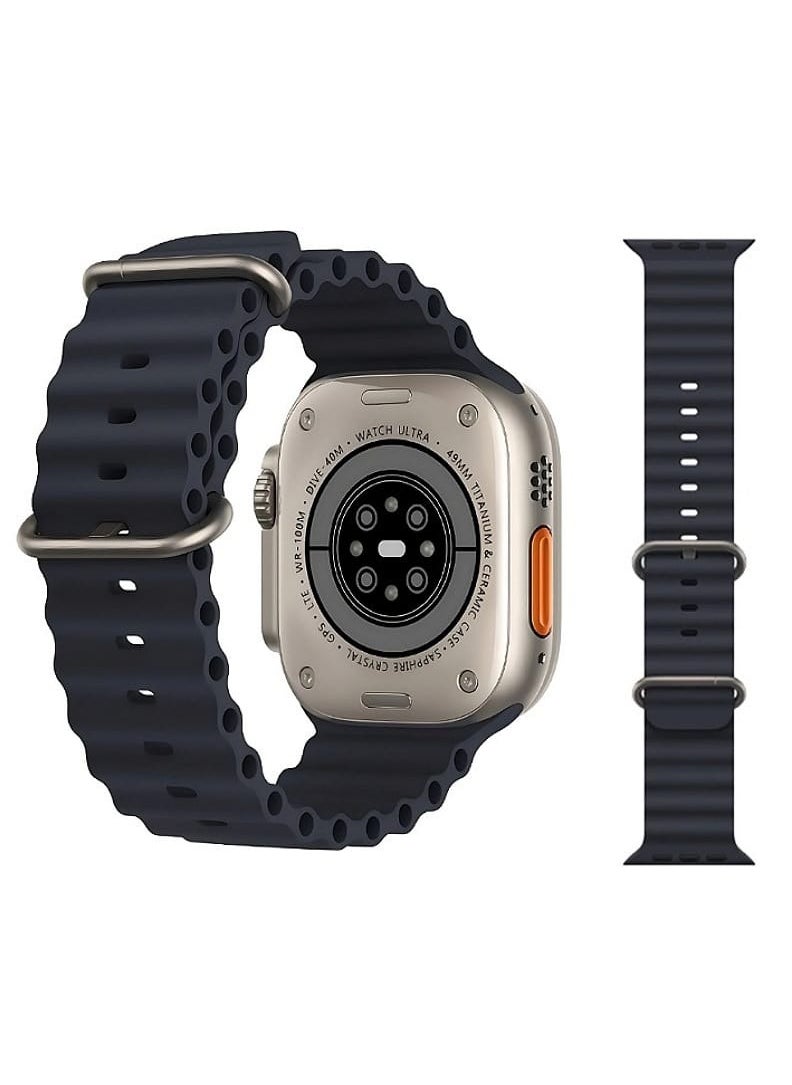 تي-ريكس - 5 قطعة بديل لساعة Apple Watch Ultra Ocean من السليكون متوافق مع 49 مللي متر 45 مللي متر 44 مللي متر 42 مللي متر لجميع السلاسل - Image 1