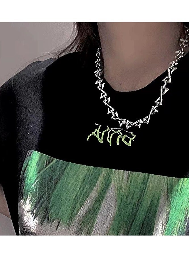 Goolsky Men’s Z Letter Pendant Necklace – High-Street Minimal Hip-Hop Jewelry, Trendy Statement Accessory, Non-Fading - Image 2