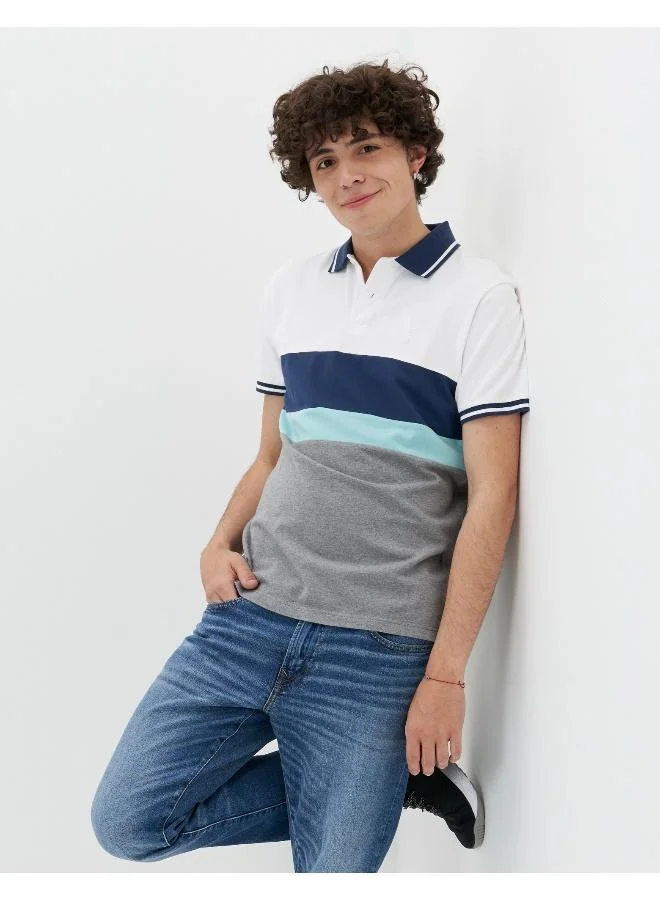 امريكان ايجل Color Block Pique Polo