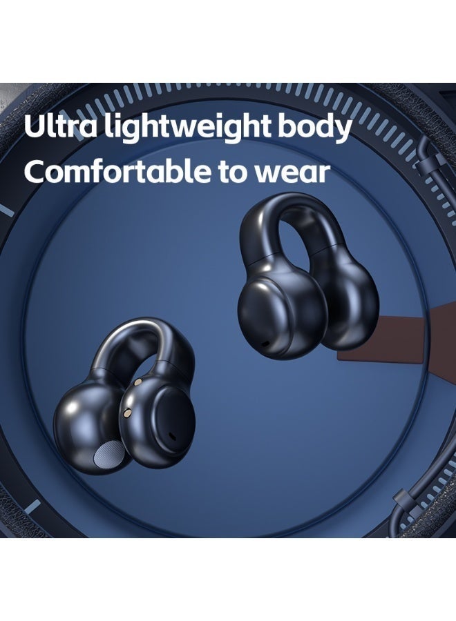 Wireless Earbuds, Wireless Ear Clip Sport Headphones, Clip On Bluetooth Earbuds for iPhone Android, Air Conduction Headphones, Earring Bluetooth Headset for Running Cycling,Workout,Driving - Image 2