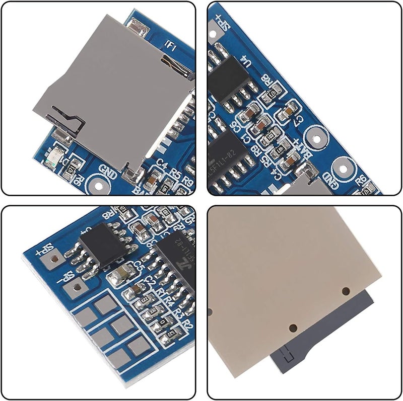 UMLIFE 10PCS TF Card MP3 Decoder Board 37V5V Power 2W Amplifier Module for Arduino Support FM Radio Audio Mode  - Image 3