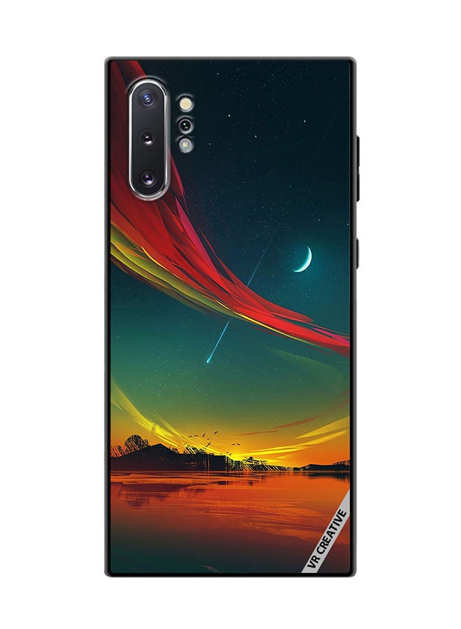 VR CREATIVE Protective Case Cover For Samsung Galaxy Note10 Plus 5G The Moon And The Stars Design Multicolour - Image 1