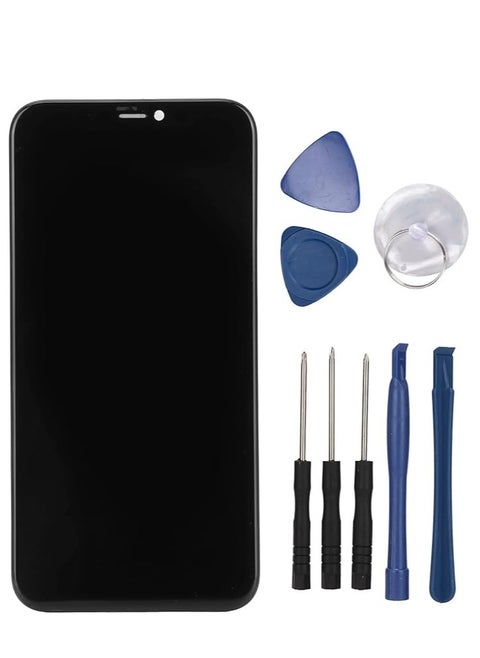 for iPhone 11 Pro Screen Replacement Kit Black Display 3D Touch Digitizer Assembly 5.8 inch with Repair Tool, Compatible with Model A2160, A2217, A2215