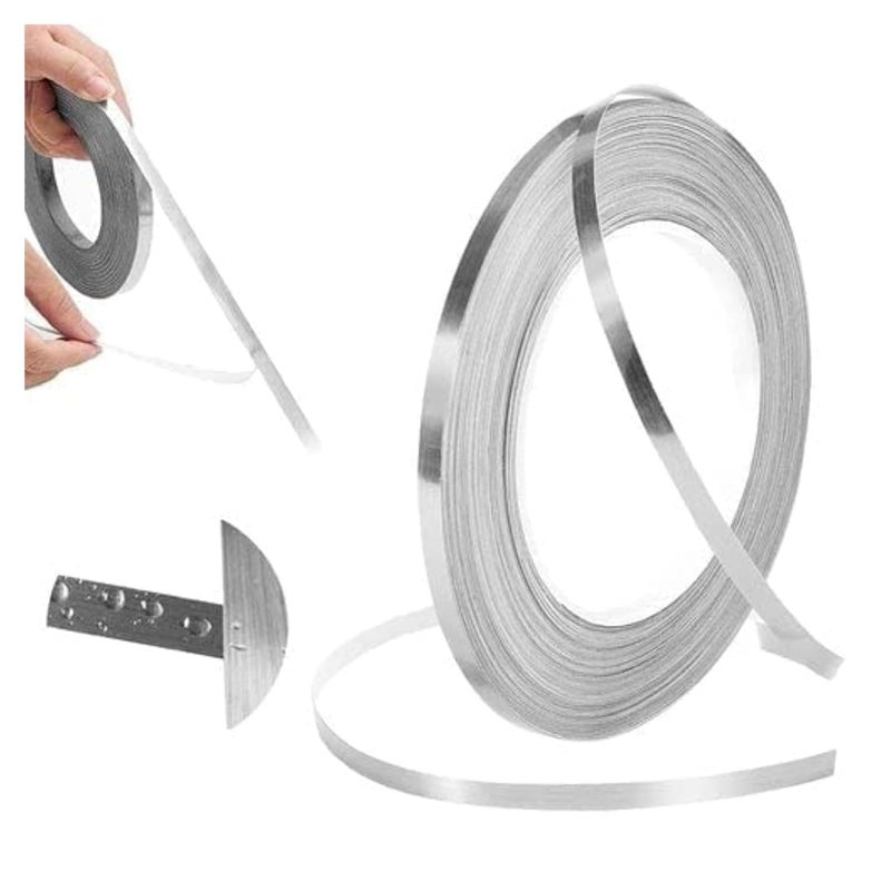 2 Pc 50 Meters Floor Tape Home Floor Wallpaper Waterproof Tiles Tile gap Tiles Stickers for Floor SILVER 05 CM 50 Meter  - Image 1