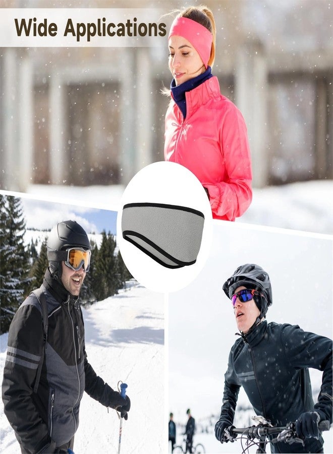 Homaisson 24 PCS Fleece Ear Warmer Headband, Winter Ear Muffs for Women Men, Bulk Winter Warmer Headband for Running, Workout, Cycling Sports - Image 5