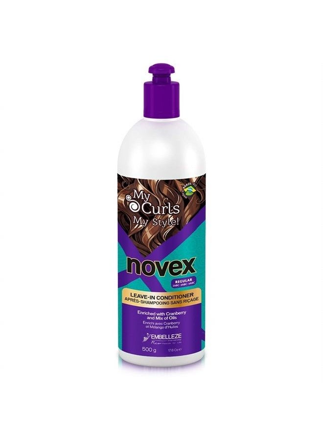 NOVEX Novex My Curls Memorizer Leave in Conditioner - 16.9 oz. - Defines Curls, Controls Volume, Reduces Frizz, Adds Softness, for All Curly Hair Types  - Image 1