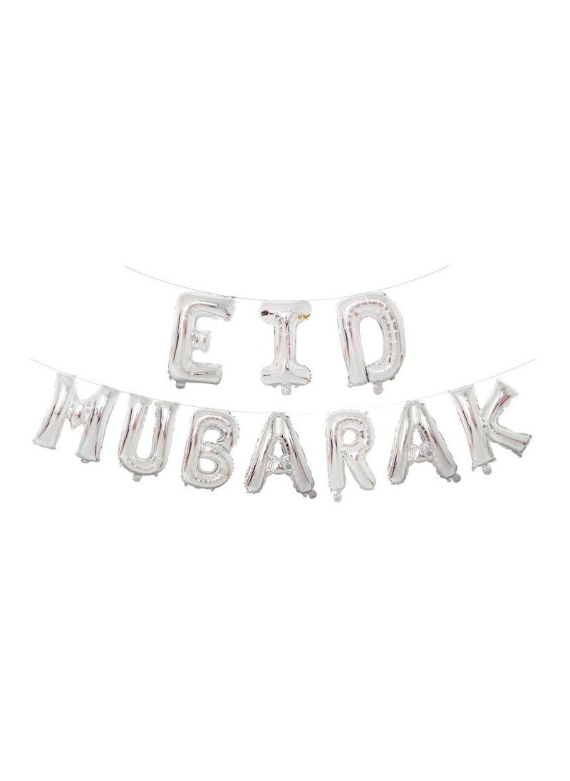 Party Propz Party Propz Eid Mubarak Foil Banner, Latex & Confetti Balloons for Eid Al Fitr and Eid AL Adha Party Decoration  - Image 3