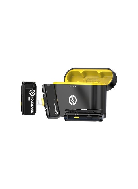 Hollyland LARK C1 DUO Wireless Microphone System for 2 Persons with Lightning Connector – Perfect for iOS Devices