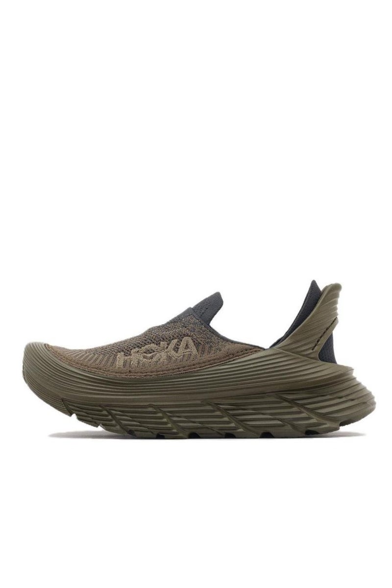HOKA Restore Lightweight Cushioning Slip-on Sneakers Shoes Olive green For Women/Men/Students - Image 1