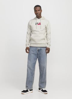 JACK & JONES Logo Print Pull Over Hoodie  - Image 4