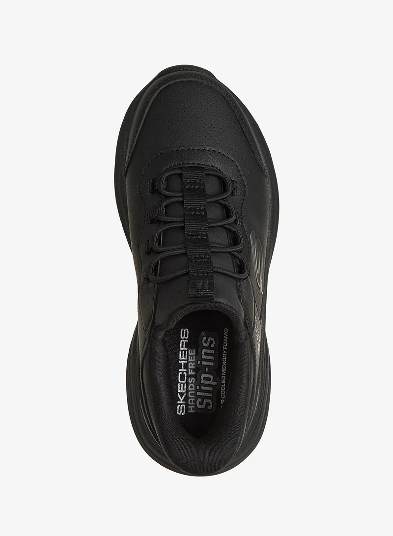 Skechers BLACK SYNTHETIC / BLACK TRIM Kids Bounder Pro for Men | Best Price UAE