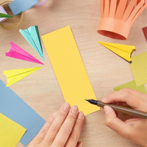 CVANU Premium A4 Color Paper Sheets NEW YORK YELLOW 250 GSM Color Art Papers for Kids DIY Arts and Crafts| Scrapbooking| Card Making (Pack of 50) - Image 2