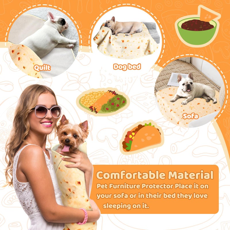 MASHDE 31.5" Large Cat Grooming Wrap for Cutting Nails, Self-Stick Dog Cat Burrito Wrap with Nail Clippers Kit, Soft Tortilla Blanket Pet Tool Gifts for Multifunctional Care Medicine Anti-Escape - Image 4