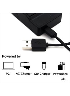 Norifon NP-FW50 USB Charger for Sony Alpha 6000, 5000, 5100, ILCE-6000, ILCE-7, NEX-5T, NEX-6, NEX-5R, NEX-7, NEX-5, NEX-3N, NEX-3, NEX-C3, SLT-A37 Camera and More  - Image 2