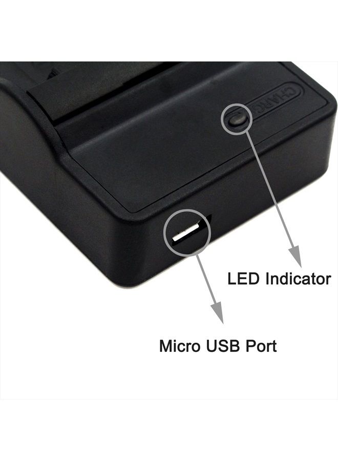 Norifon شاحن USB NP-FW50 لكاميرات سوني ألفا 6000، 5000، 5100، ILCE-6000، ILCE-7، NEX-5T، NEX-6، NEX-5R، NEX-7، NEX-5، NEX-3N، NEX-3، NEX-C3، SLT-A37 والمزيد - Image 5