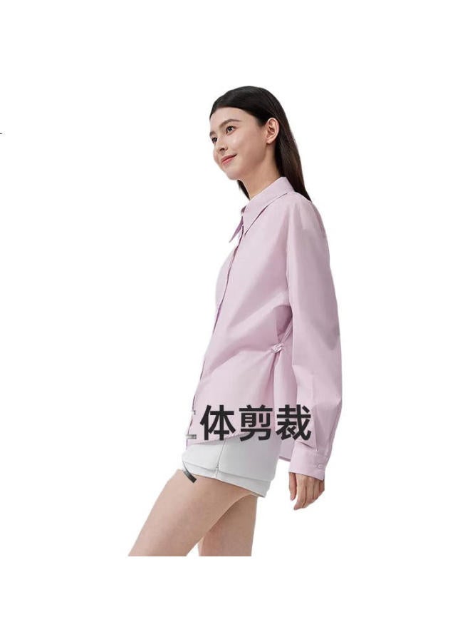 Vvc Sun Protection Shirt Women'S Summer New Uv Protection Outdoor Sports Ice Silk Sun Protection Clothing Quartz Pink M - Image 2