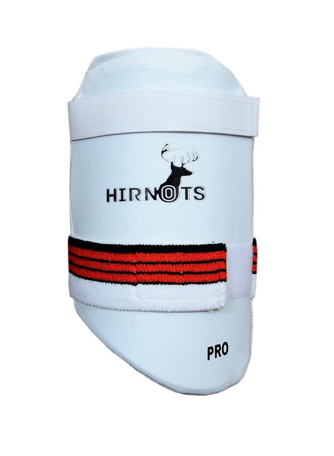 HIRNOTS Cricket PRO Thigh Guard for Youth (White, Right Hand Batsmen) - Image 1