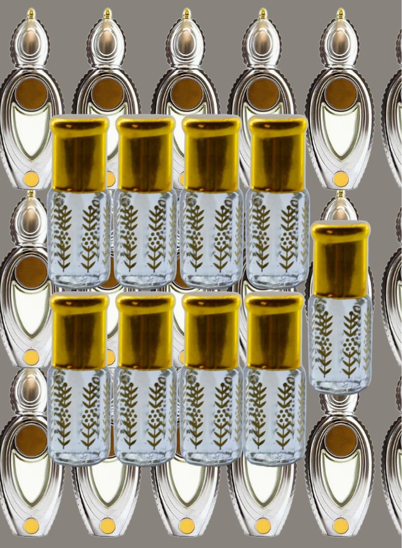 9 قطع زيت عطري وصال نسائي الشفاف الأصلي 3مل