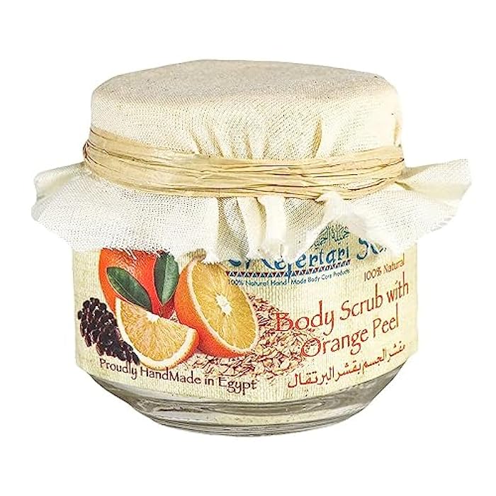 Nefertari Body Scrub with Orange Peel, 125 gm