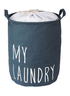BLOOMING TIME Large Dirty Clothes Collapsible Canvas Bin Handle Laundry Hampers Basket  - Image 1