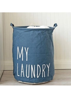 BLOOMING TIME Large Dirty Clothes Collapsible Canvas Bin Handle Laundry Hampers Basket  - Image 2