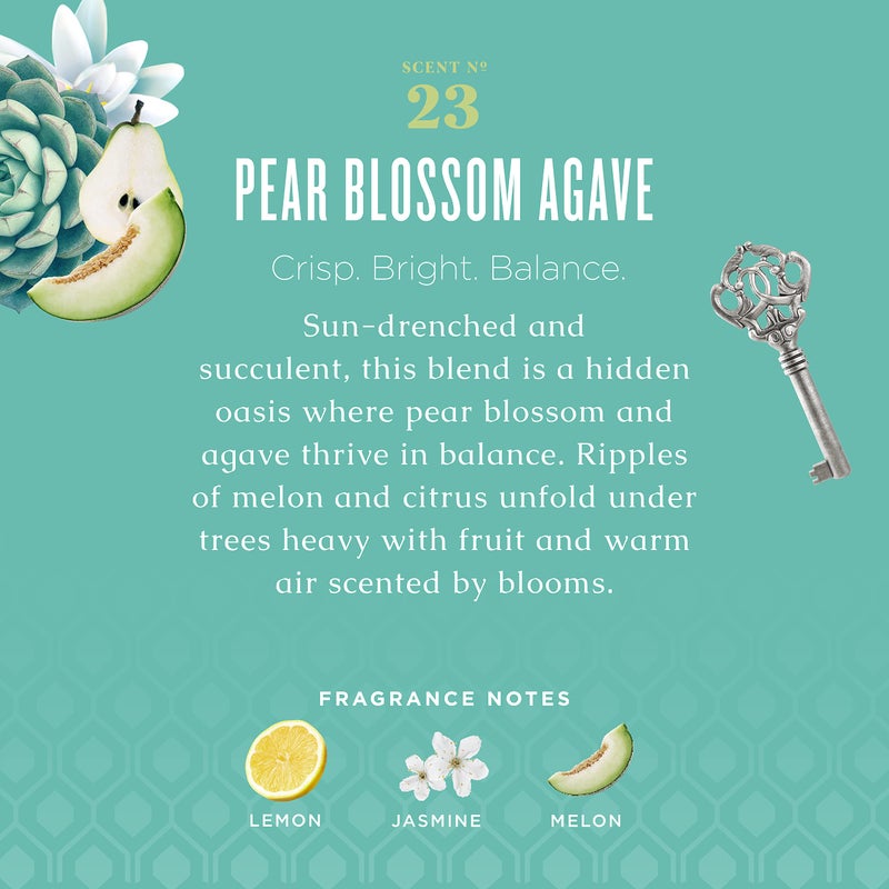 Caldrea Hand Lotion, For Dry Hands, Made with Shea Butter, Aloe Vera, and Glycerin and Other Thoughtfully Chosen Ingredients, Pear Blossom Agave Scent, 10.8 oz (Packaging May Vary) - Image 3