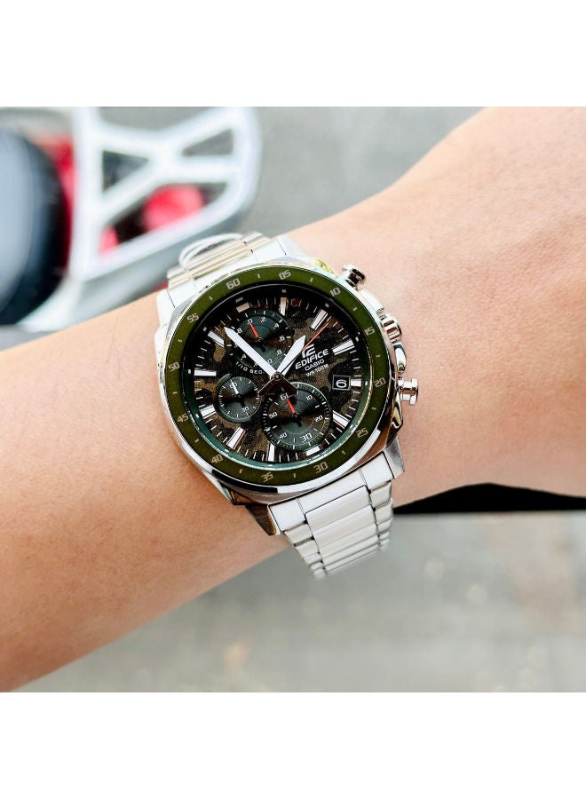 CASIO Stainless Steel Chronograph Watch EFV-600D-3CVUDF - Image 3