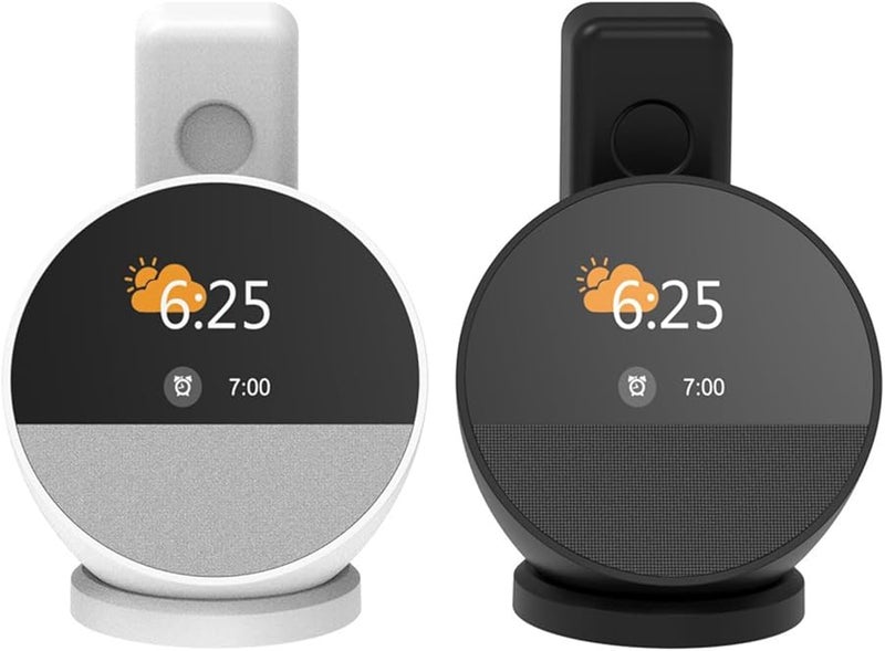 Black Wall Mounted Speaker Stand Adjustable Space Saving Display Dock - Image 5