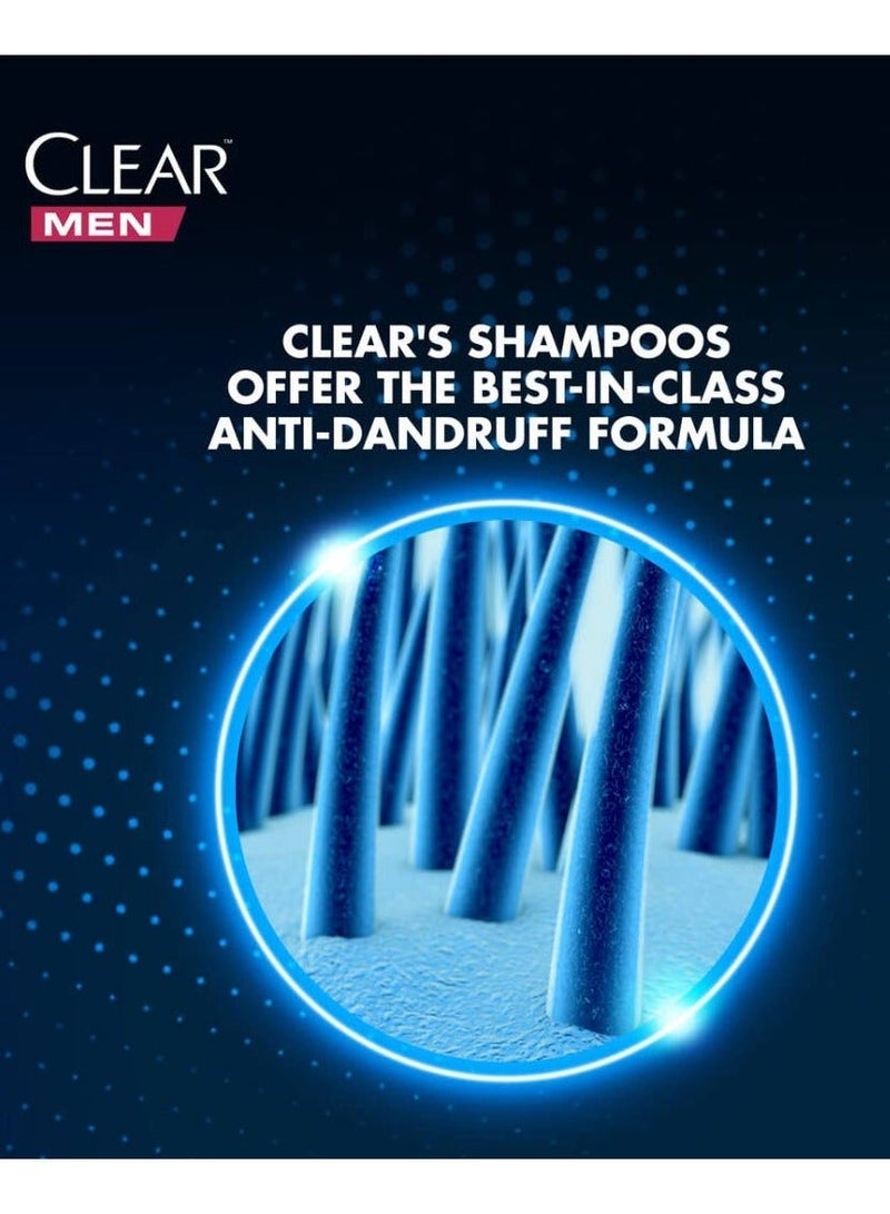Clear Men Anti-Dandruff Shampoo with Activated Charcoal and Mint - 180 Ml (May vary package) - Image 2
