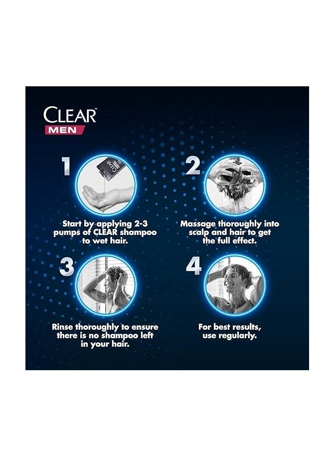 Clear Men Anti-Dandruff Shampoo with Activated Charcoal and Mint - 180 Ml (May vary package) - Image 3