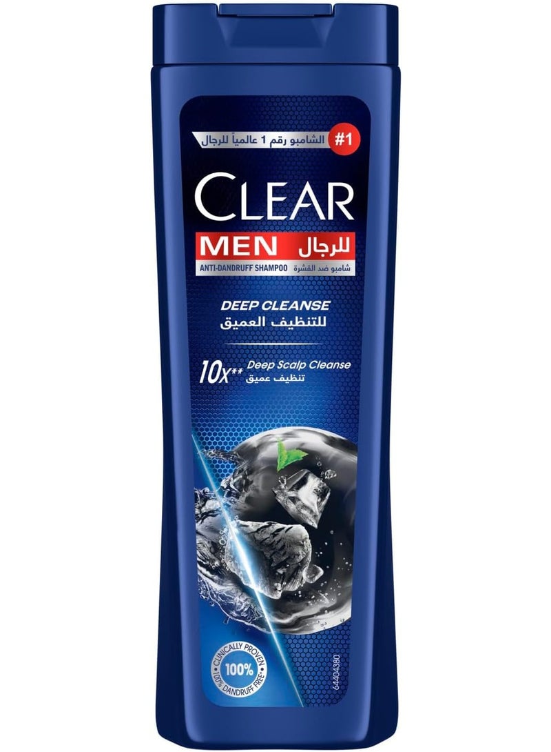 Clear Men Anti-Dandruff Shampoo with Activated Charcoal and Mint - 180 Ml (May vary package) - Image 1
