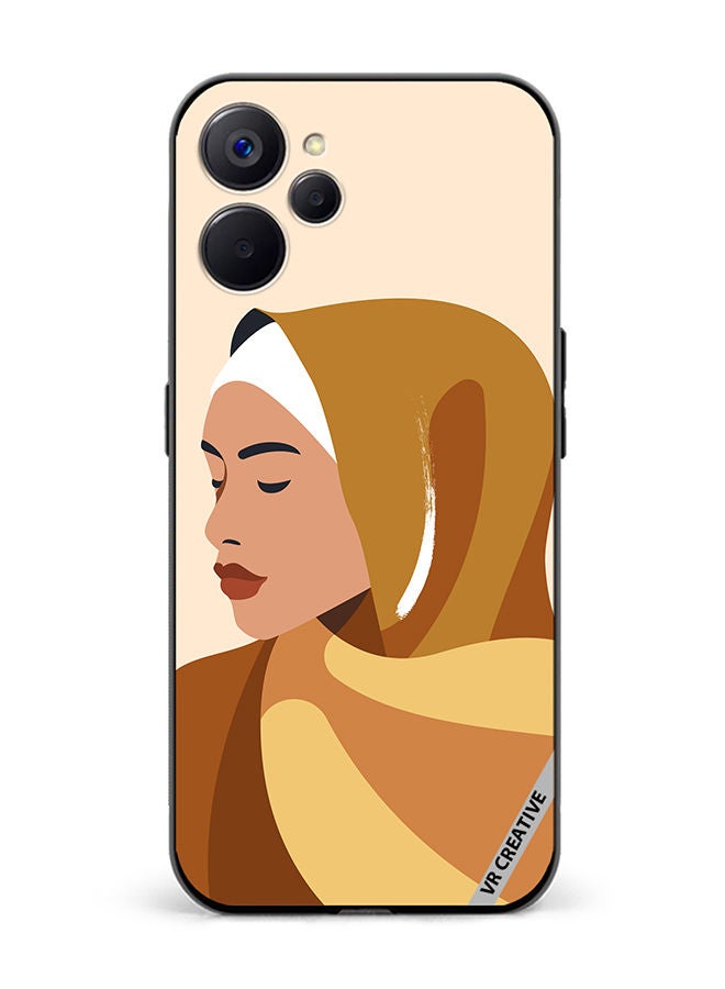 VR CREATIVE Protective Case Cover For Realme 10 5G Cartoon Woman Shape Design Multicolour - Image 1