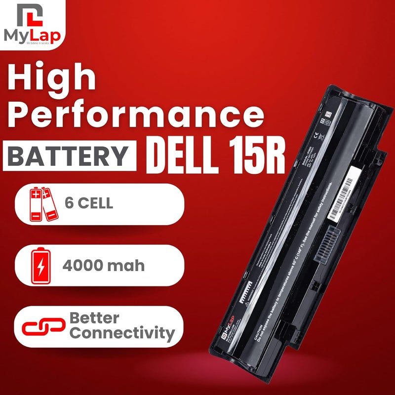 Mylab بطارية لابتوب بديلة J1KND 15R متوافقة مع ديل إنسبيرون 15 N5010 N5030 15R N5110 3520 M5110 N4050 - Image 5