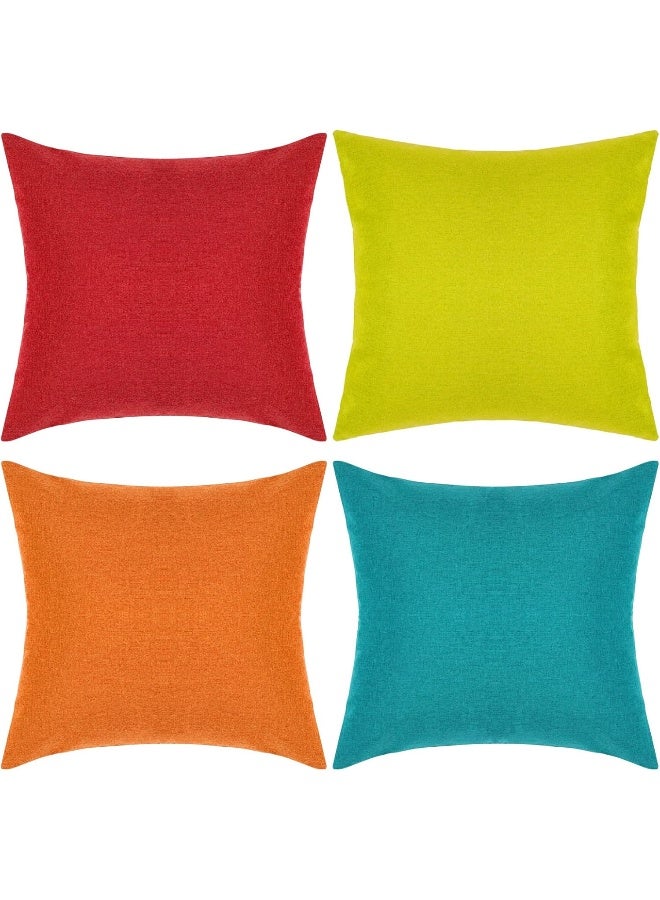 yeabwps Pack of 4 Decorative Outdoor Waterproof Throw Pillow Covers - Image 1
