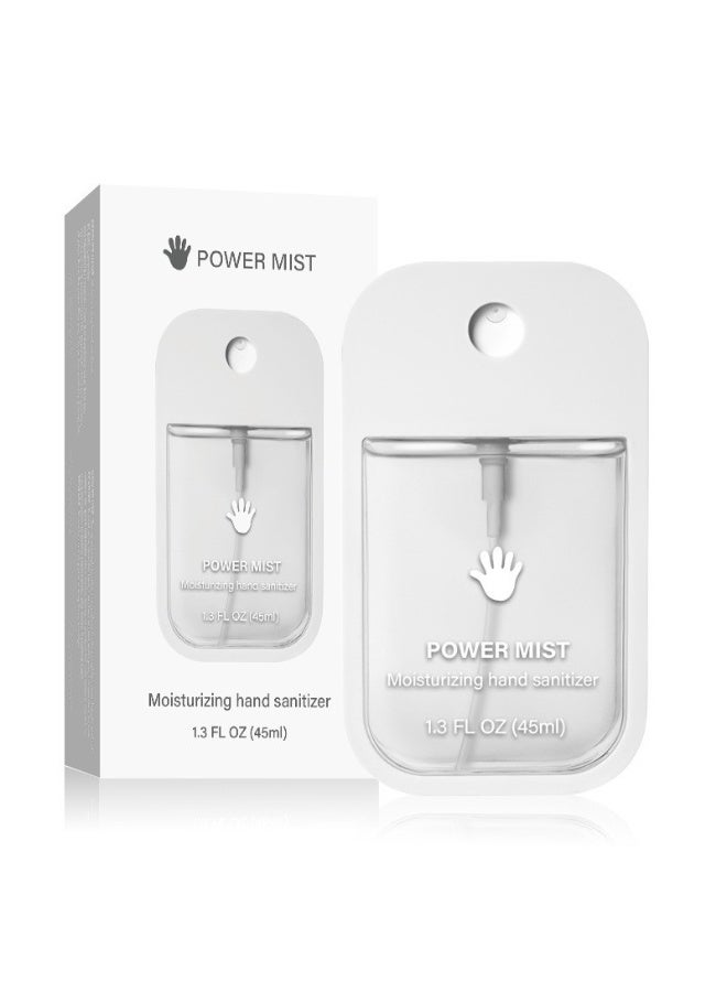 POWER Hand Sanitizer Spray - Odorless Scent | Travel-Size 45ml | Moisturizing Aloe u0026 Vitamin E | Alcohol-Free | Gentle for Adults u0026 Kids | 3-Second Quick Clean | On-The-Go Germ Protection - Image 1