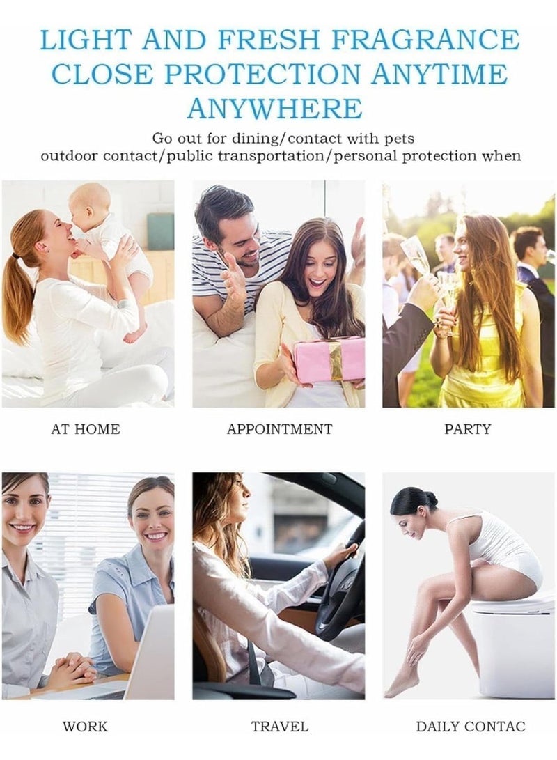 POWER Hand Sanitizer Spray - Odorless Scent | Travel-Size 45ml | Moisturizing Aloe u0026 Vitamin E | Alcohol-Free | Gentle for Adults u0026 Kids | 3-Second Quick Clean | On-The-Go Germ Protection - Image 2