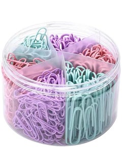 Oasisgalore 600 pcs 1.1" Medium Colored Paper Clips (28mm) - Ideal for Office Supplies and Organization  - Image 1