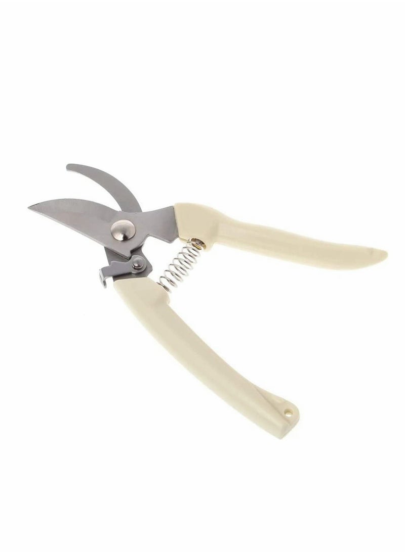 SYOSI - Professional Pruning Shears, Trimming Scissors - Curved Tip, Gardening Hand Pruner Pruning Shear with Spring - Image 1