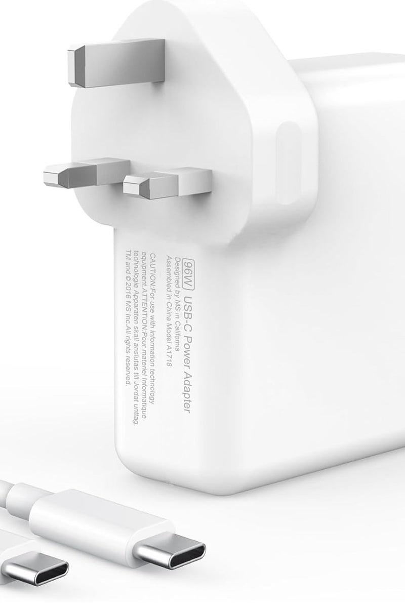 YoYoTech 96W Type C Macbook Pro-Air Charger Works with 13,14,15,16 Inch 2025/24/23/22/21 Model Laptops, Tabs&Smartphones Fast Replacement Charging Power Adapter,Thunderbolt Charger with USB C Cable,iPhone 16/15 Series. - Image 2
