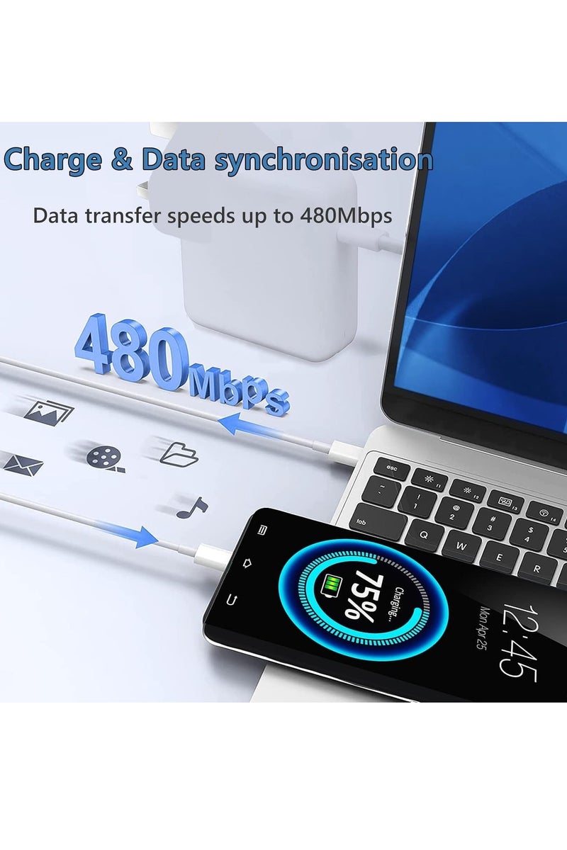 YoYoTech 96W Type C Macbook Pro-Air Charger Works with 13,14,15,16 Inch 2025/24/23/22/21 Model Laptops, Tabs&Smartphones Fast Replacement Charging Power Adapter,Thunderbolt Charger with USB C Cable,iPhone 16/15 Series. - Image 5