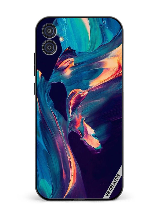 VR CREATIVE Protective Case Cover For Samsung Galaxy M04/F04 Abstract Design Multicolour - Image 1