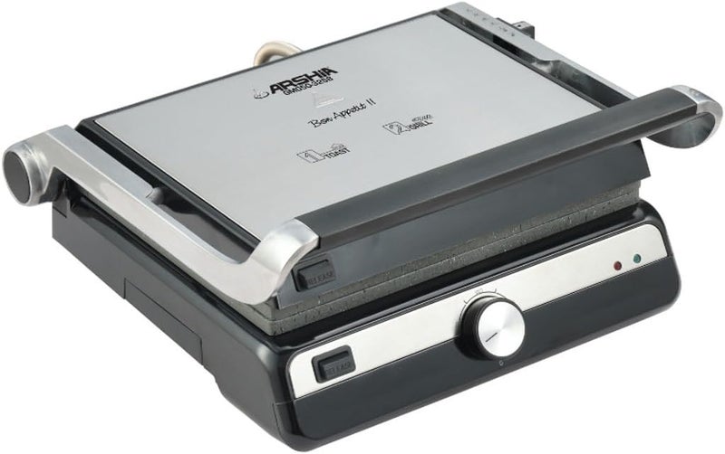 Arshia 4-Slice Sandwich Press Grill Maker with Stone Grain Coating - Image 1