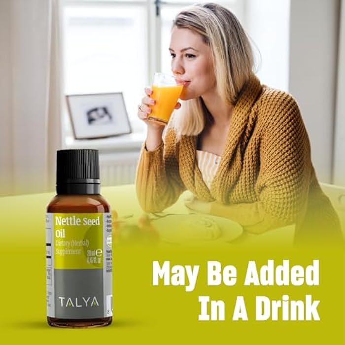 TALYA Nettle Seed Oil 0.67 fl.oz - Stinging Nettle - Liquid Drops - Dietary Supplement - | Non-GMO | Vegan | Gluten Free - Image 3