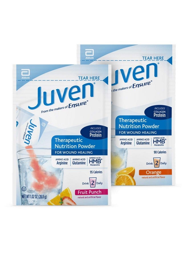 Juven Therapeutic Nutrition Drink Mix Powder For Wound Healing Support, Includes Collagen Protein, Variety Pack, 30 Count - Image 1
