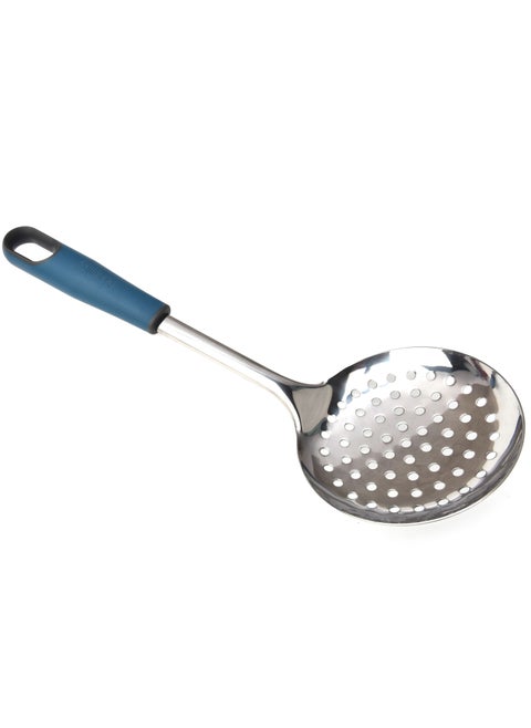Nautilus Soft Touch Handle SS Skimmer Blue/Silver Color 32.2X11X5.8 Cm