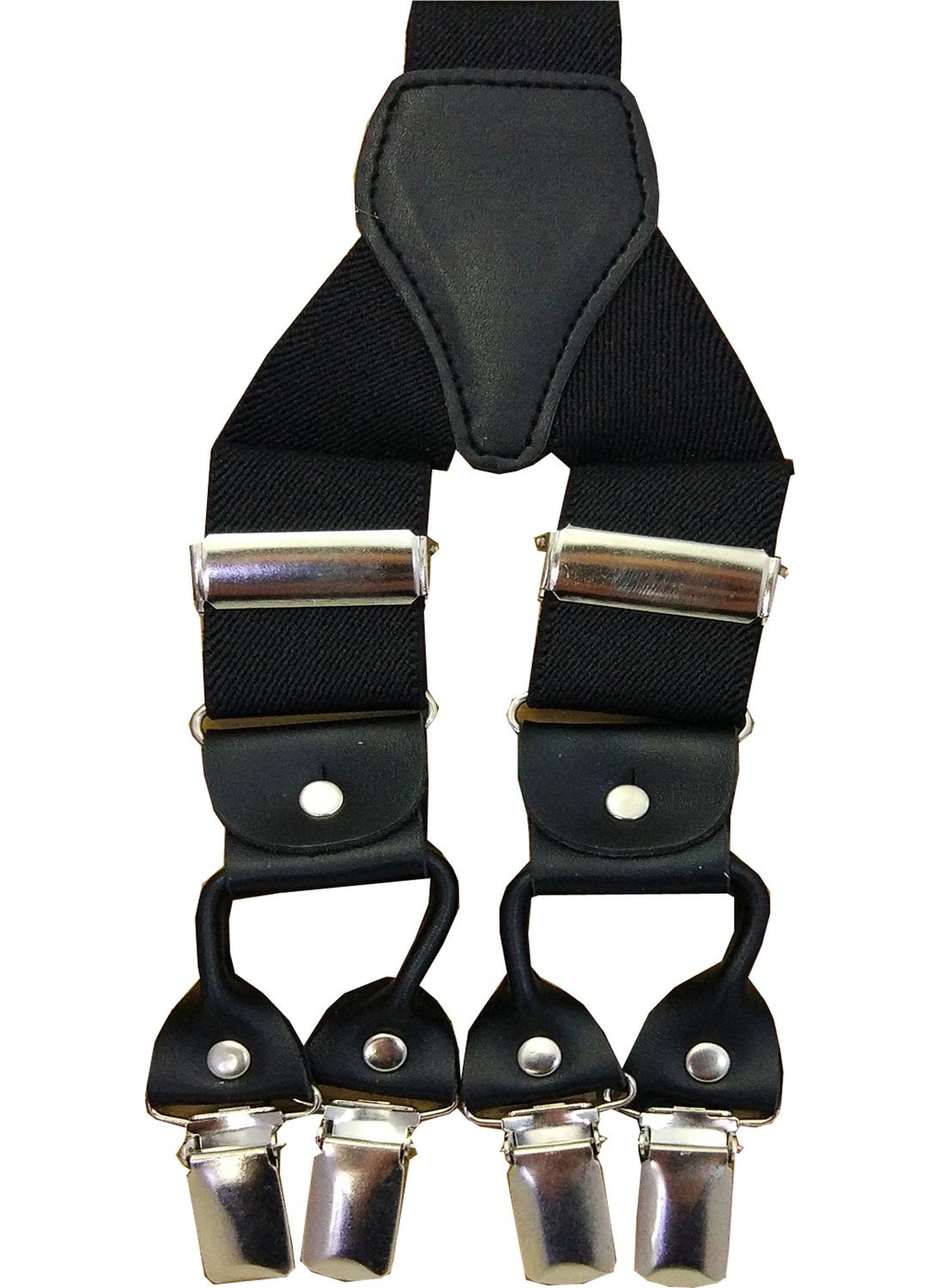Kemer Dünyası Belt World Metal 6 Clips Men's Luxury Trouser Hanger Black  - Image 1