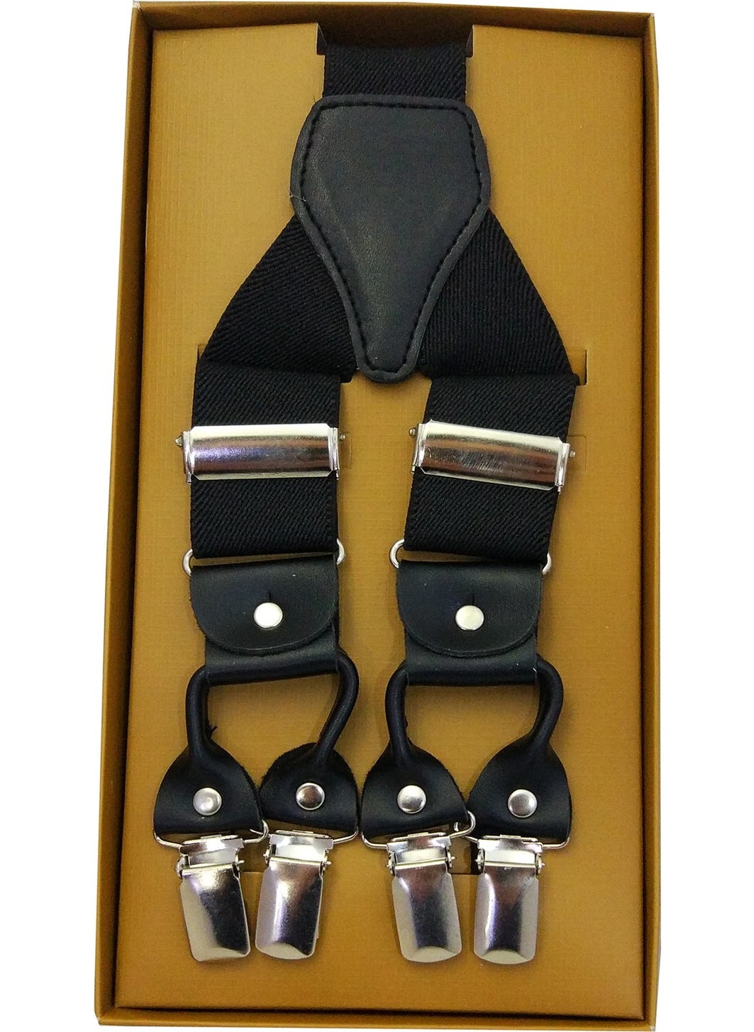 Kemer Dünyası Belt World Metal 6 Clips Men's Luxury Trouser Hanger Black  - Image 2