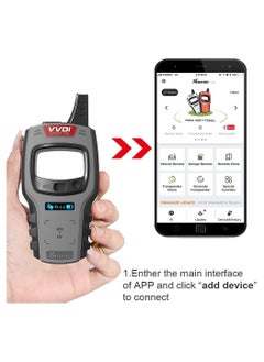 Xhorse Xhorse VVDI Mini Key Tool Global Version Car Remote Key Chip Reset Renew Programmer Frequency Tester for iOS & Android  - Image 2