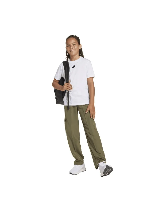 adidas J Sl Tee 160 White Training T-Shirts For Junior 7-8Y